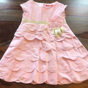 Pink fancy Girl Dress 3T